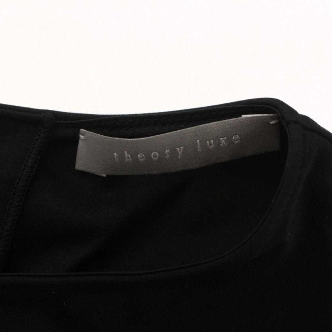 Theory luxe(セオリーリュクス)のtheory luxe 21SS Tシャツ カットソー 38 M 黒 レディースのトップス(カットソー(半袖/袖なし))の商品写真