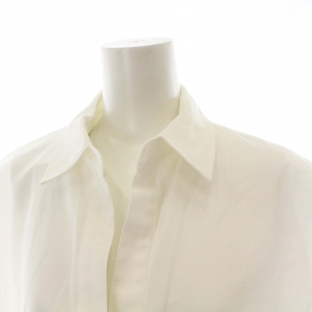 UNITED ARROWS(ユナイテッドアローズ)のUNITED ARROWS シャツ ブラウス スキッパー ノースリーブ F 白 レディースのトップス(シャツ/ブラウス(半袖/袖なし))の商品写真