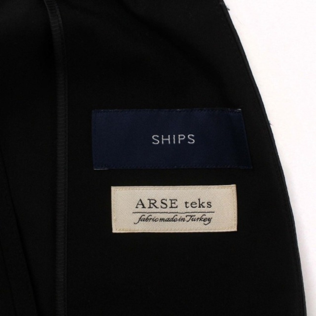 SHIPS(シップス)のシップス SHIPS ノーカラージャケット 無地 34 XS 黒 ブラック レディースのジャケット/アウター(その他)の商品写真