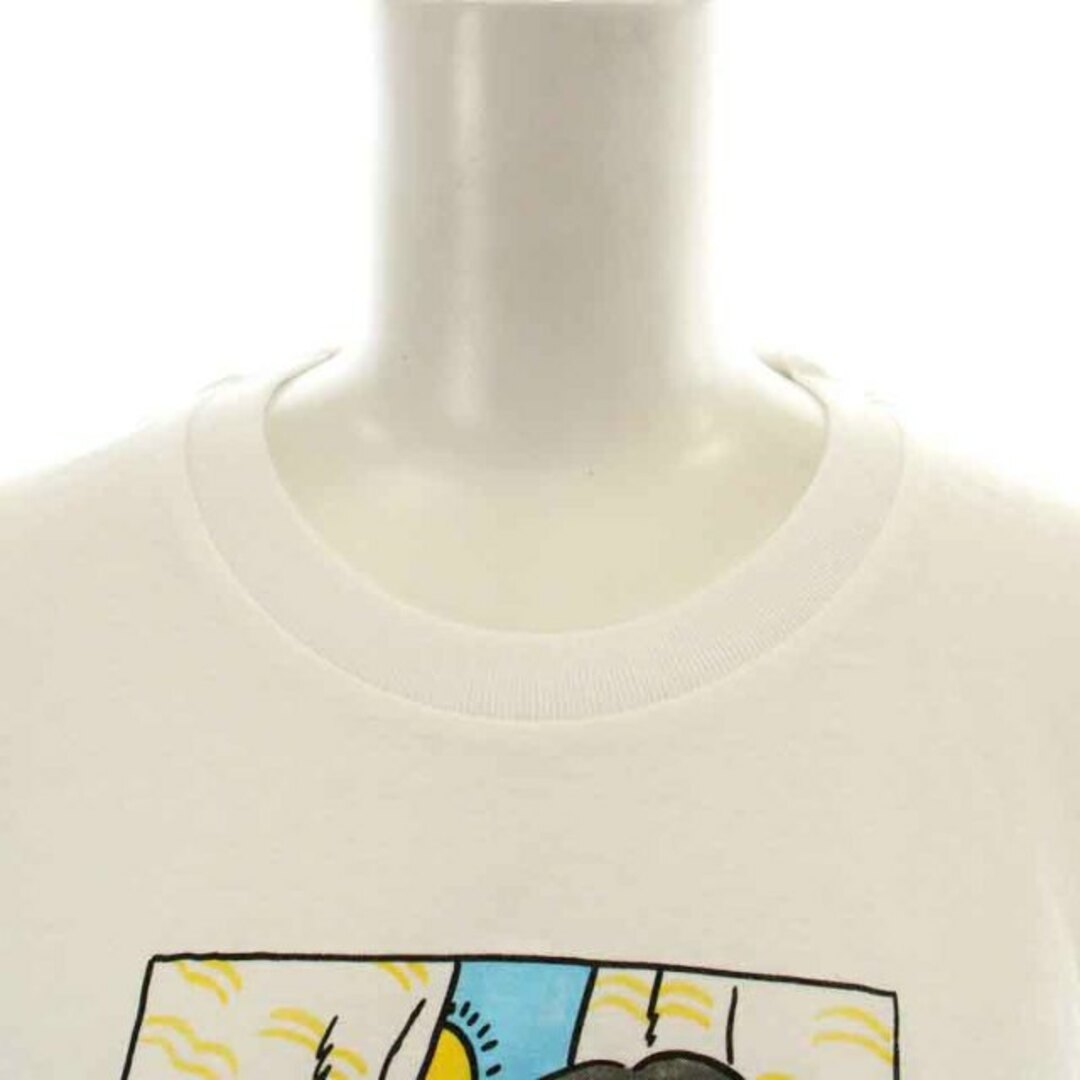 BEAMS(ビームス)のビームス たなかみさき チャリティーTシャツ カットソー S 白 マルチカラー レディースのトップス(Tシャツ(半袖/袖なし))の商品写真