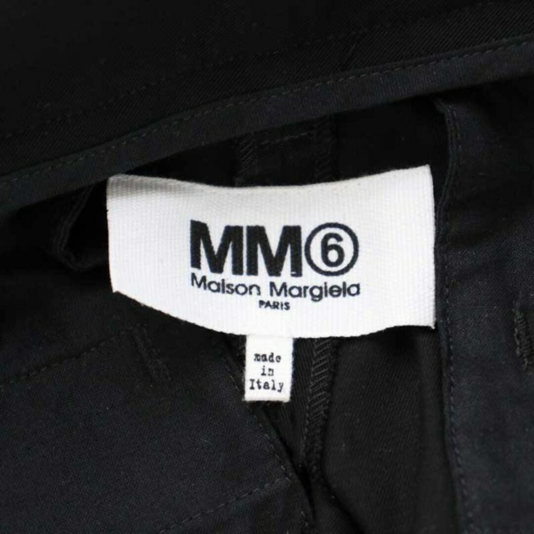 MM6(エムエムシックス)のMM6 Maison Margiela 22AW ストレートパンツ 38 S 黒 レディースのパンツ(その他)の商品写真