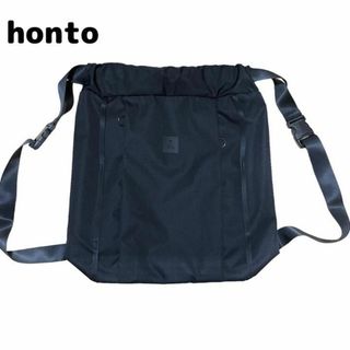 未使用✨CORDURA コーデュラ honto 巾着型リュック 大容量 黒　L