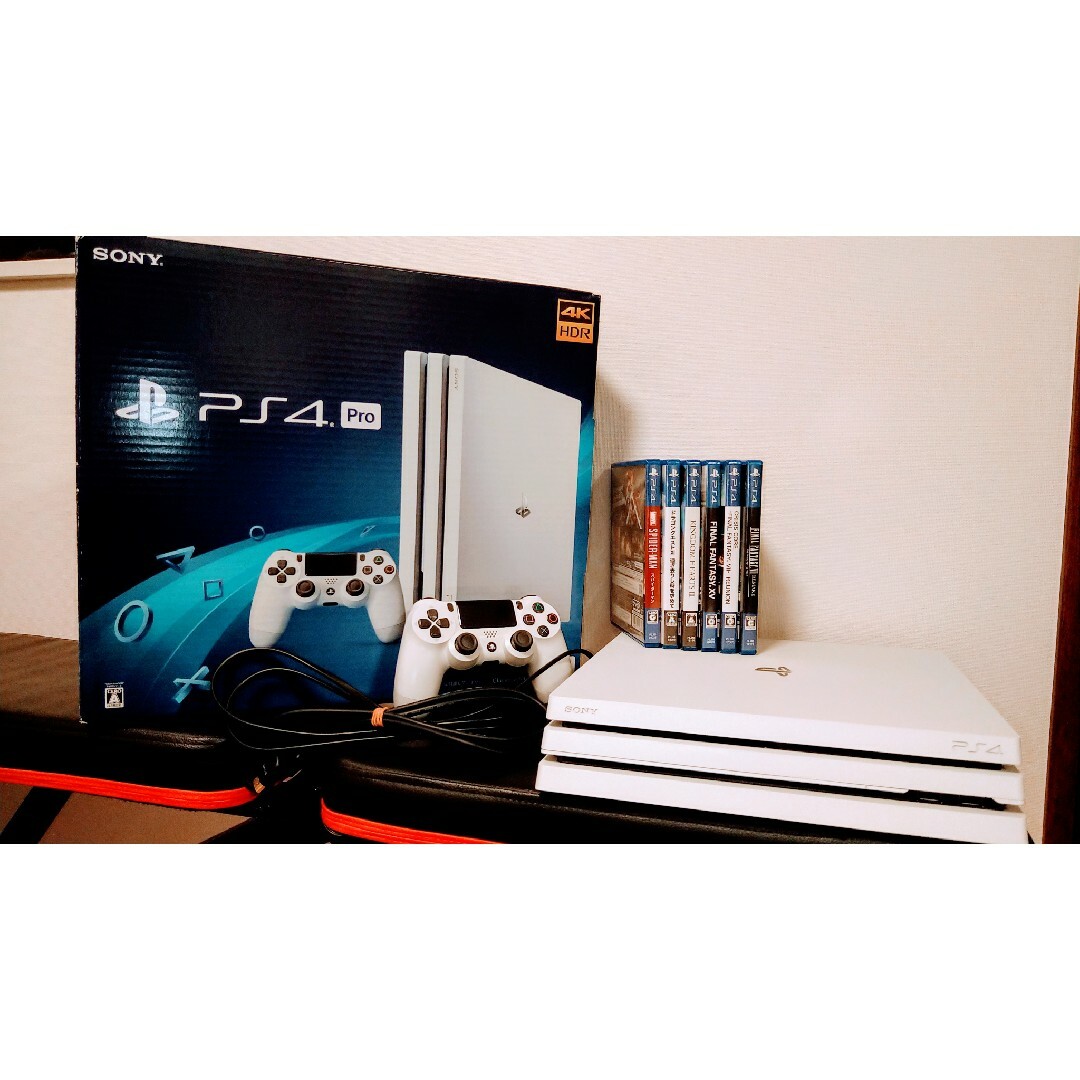 PS4Pro1TB【CUH-7200BB02】ソフト6本(約10，000円分)込-