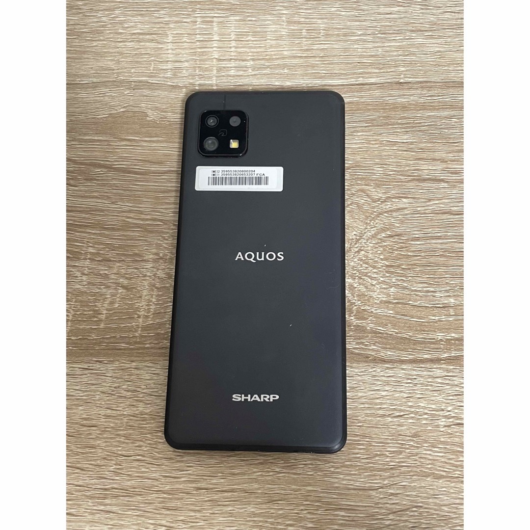 SHARP スマートフォン AQUOS sense6 128GB ブラック SH