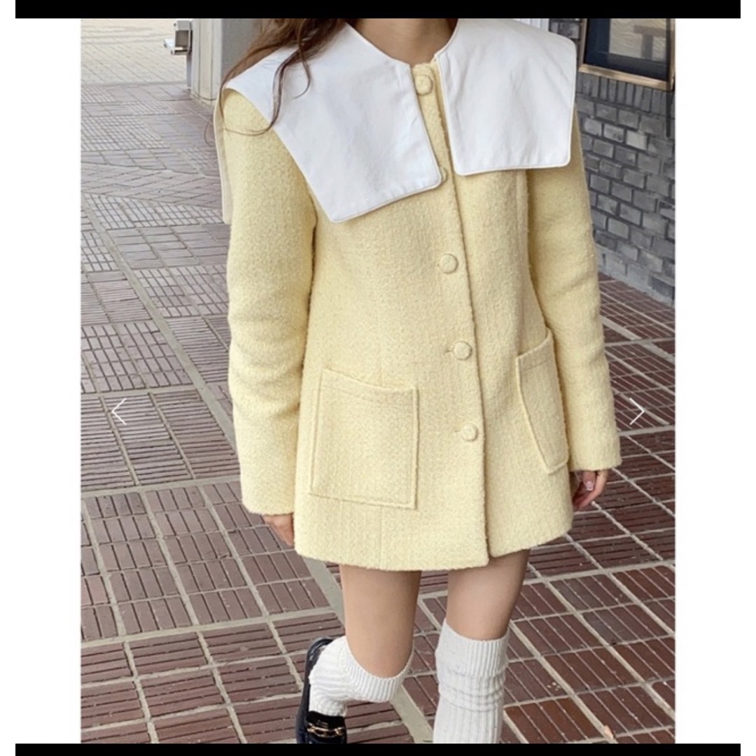 ♡ samoyed ♡ Sailor Tweed Jacket