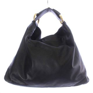 グッチ ホースビット ショルダーバッグ ワンショルダー レザー 黒