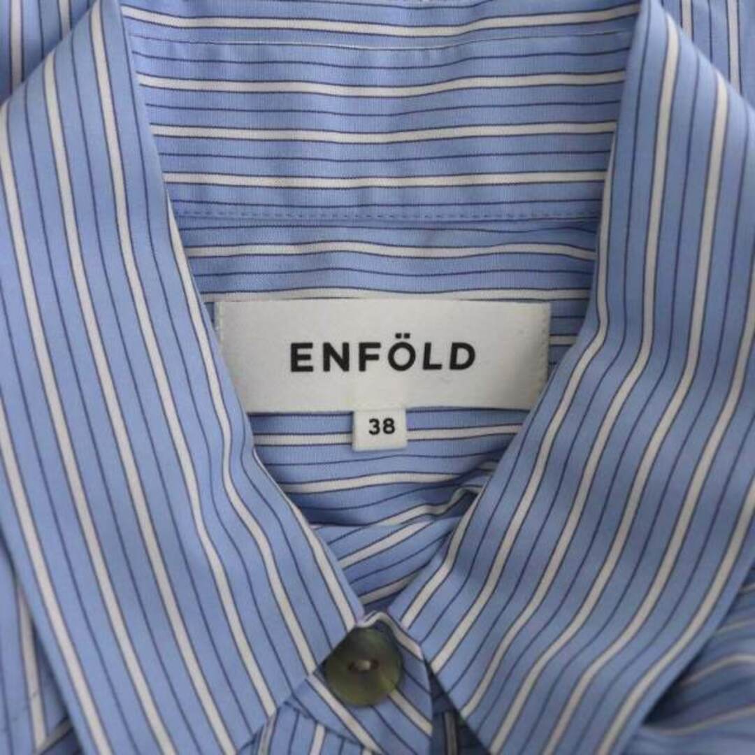 ENFOLD - エンフォルド 23AW FRONT-WING SHIRT シャツ 七分袖の通販 by