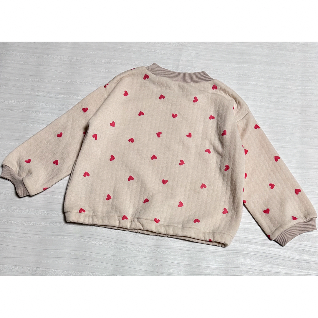 Cool Beans ハート柄　長袖　パジャマ　90cm 新品　女の子　子供 キッズ/ベビー/マタニティのキッズ服女の子用(90cm~)(パジャマ)の商品写真