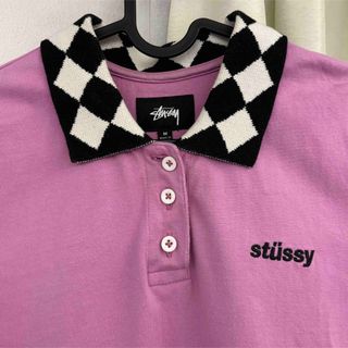 ステューシー(STUSSY)のSTUSSY チェックシャツワンピース Mサイズ(ひざ丈ワンピース)