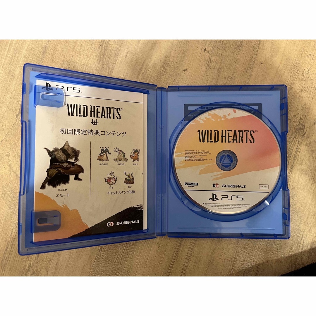 WILD HEARTS PS5 エンタメ/ホビーのゲームソフト/ゲーム機本体(家庭用ゲームソフト)の商品写真