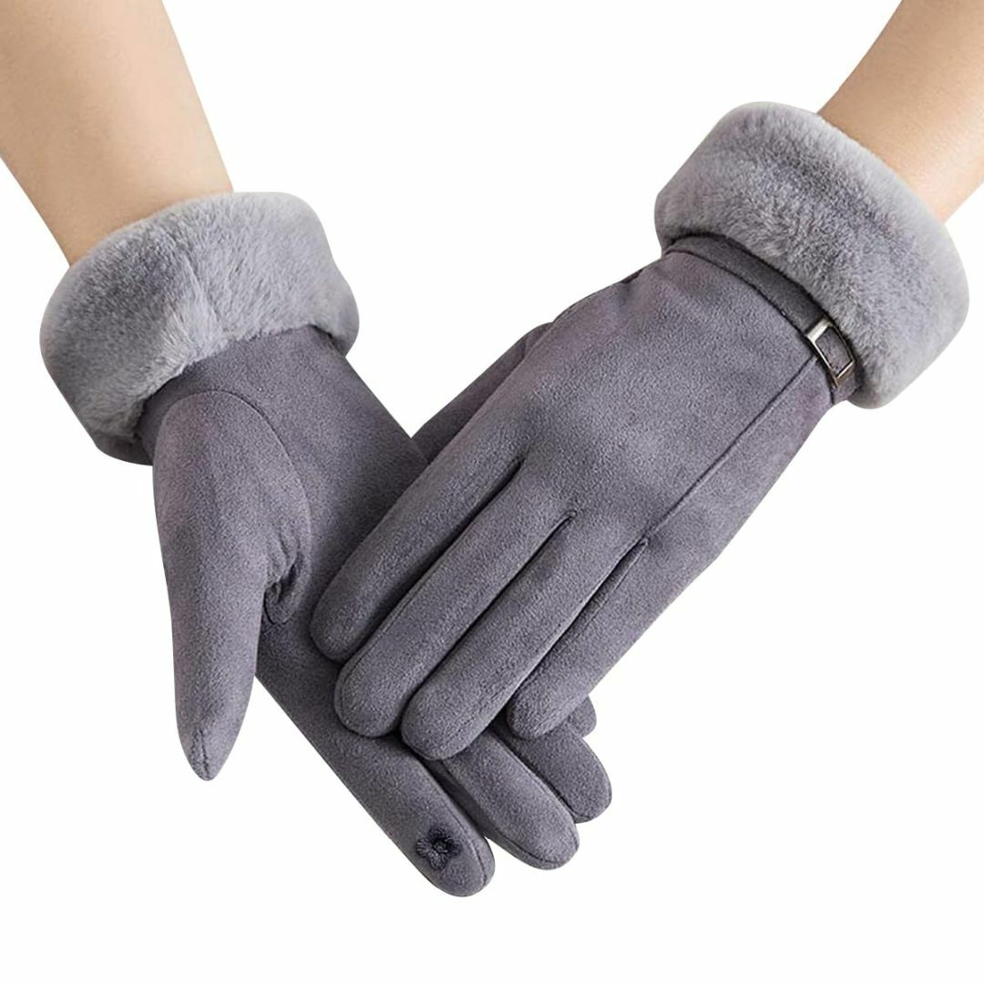 【色: Aグレー】[BAYAGIN] 手袋 レディース 防寒 スマホ操作対応 秋 | フリマアプリ ラクマ