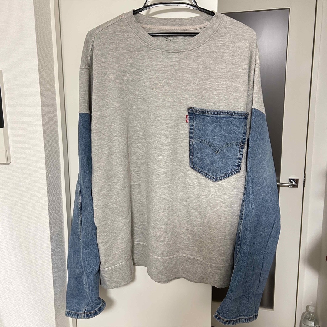 Levi's(リーバイス)のUS古着 levi's リーバイス　アスレティックワークス スウェット　リメイク メンズのトップス(スウェット)の商品写真