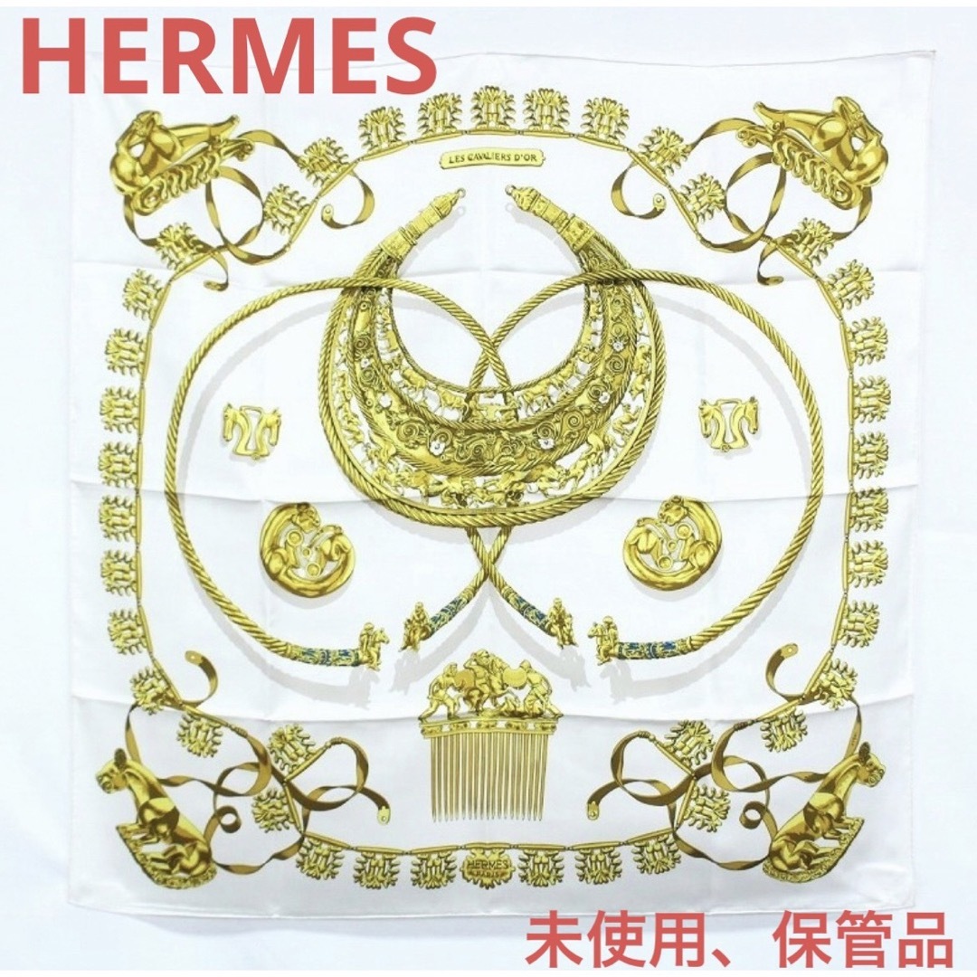 エルメス カレ 90 ISOLA DI PRIMAVERA 春の島 レディース ピンク HERMES [美品]  【アパレル・小物】