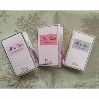 ディオール(Dior)のミスディオール　サンプル3種類お試しセット(香水(女性用))