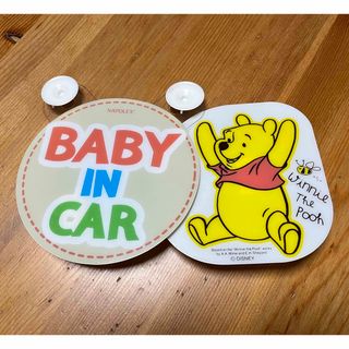 ディズニー(Disney)のベイビーインカー　プーさん　車　BABY IN CAR 赤ちゃん　子供　吸盤(その他)