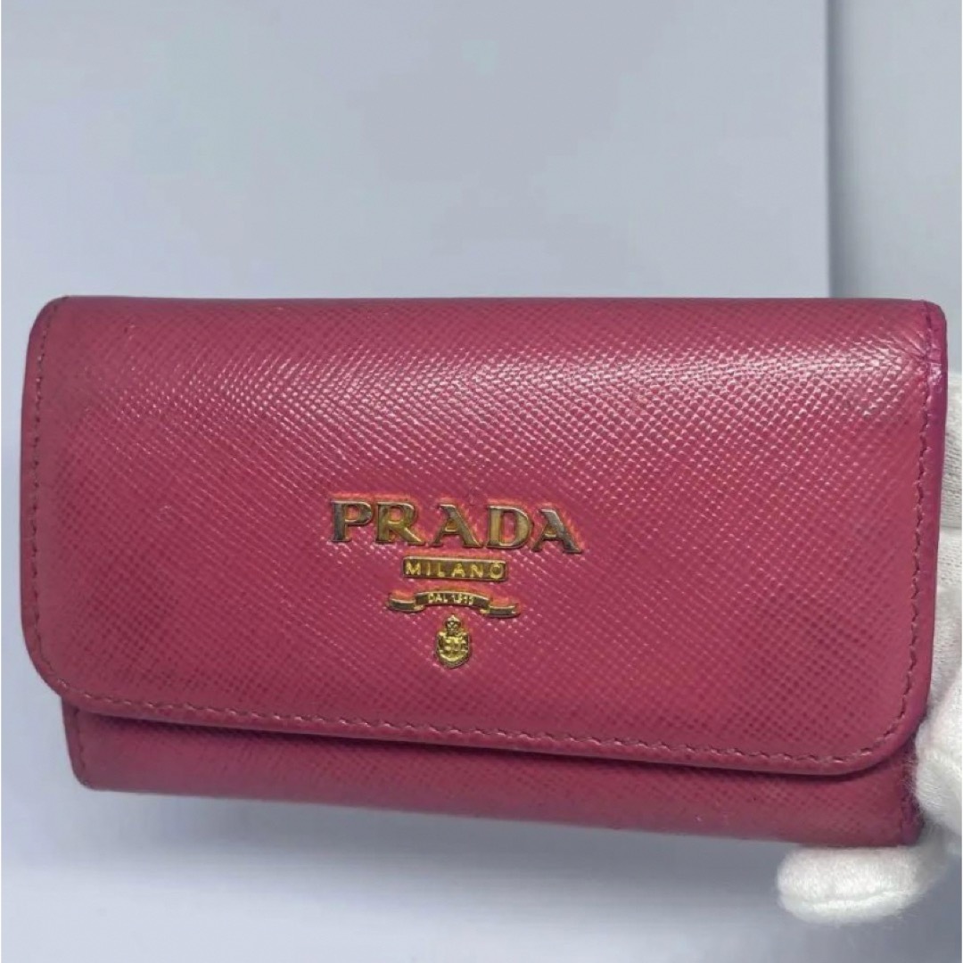 PRADA(プラダ)のプラダ　PRADA　6連　キーケース　サフィアーノ レディースのファッション小物(キーケース)の商品写真