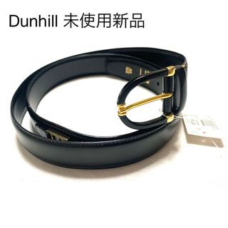 Dunhill - 《一点物》dunhill ベルト ブラック dロゴ シンプル
