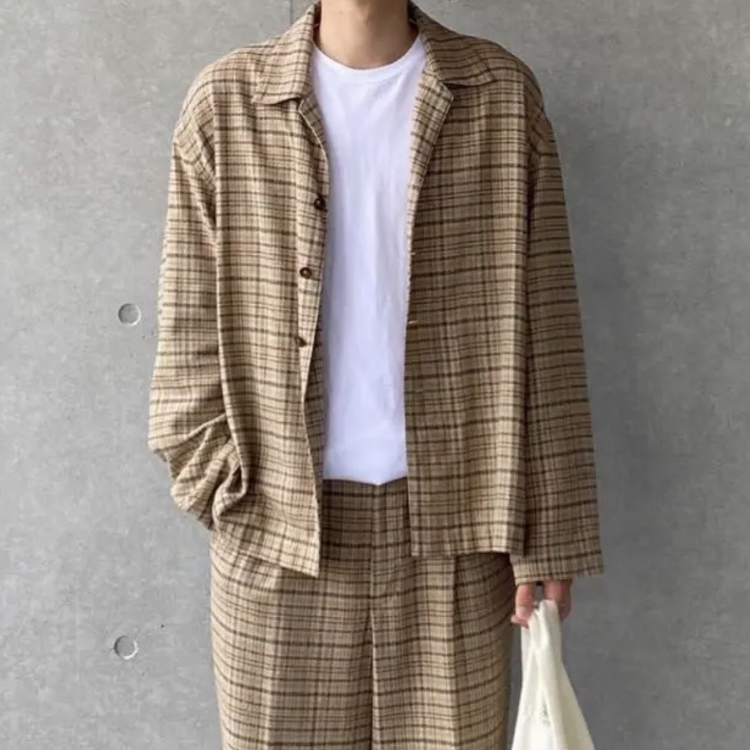 AURALEE(オーラリー)のAURALEE SILK SUMMER TWEED SETUP メンズのジャケット/アウター(ブルゾン)の商品写真