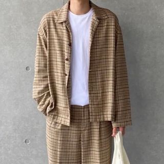 AURALEE  LINEN SILK SUMMER TWEED  セットアップ