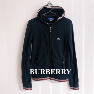 【M】BUREERRY BLUE LABEL  パーカー　美品　タイトめ