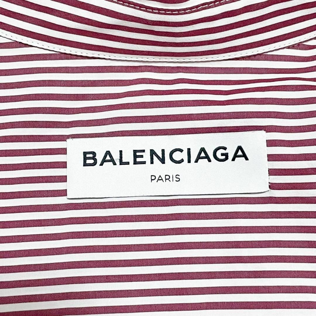 BALENCIAGA ストライプシャツ　サイズ34 バレンシアガ
