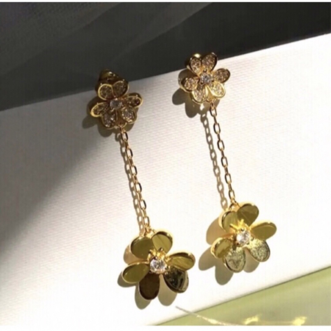 ✨フリヴォル✨sonaダイヤモンド✨ピアス✨ネックレスやヴァンクリーフ好き 1