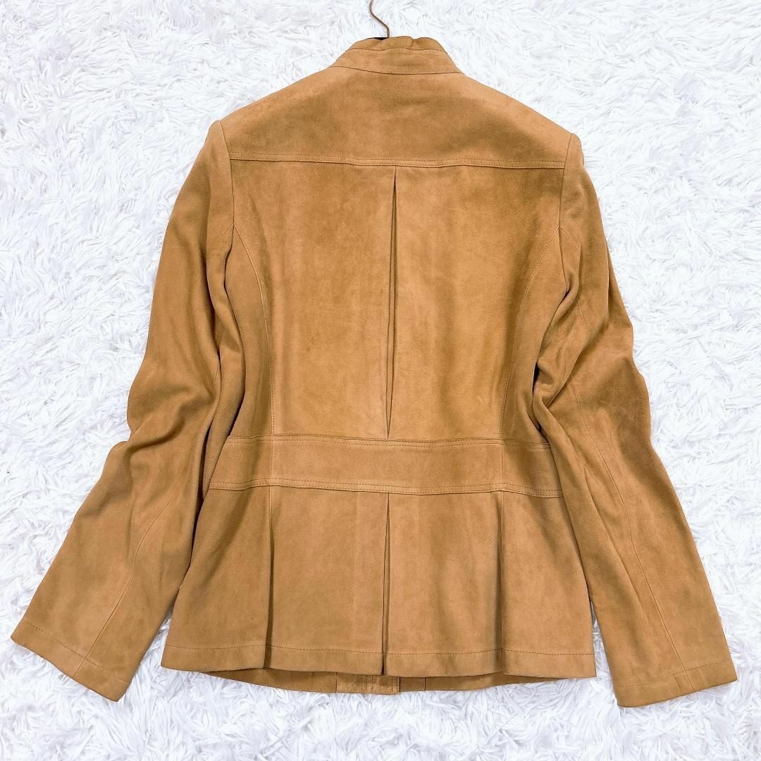 theory - theory 山羊革 ゴートレザー スカートセットアップ キャメル