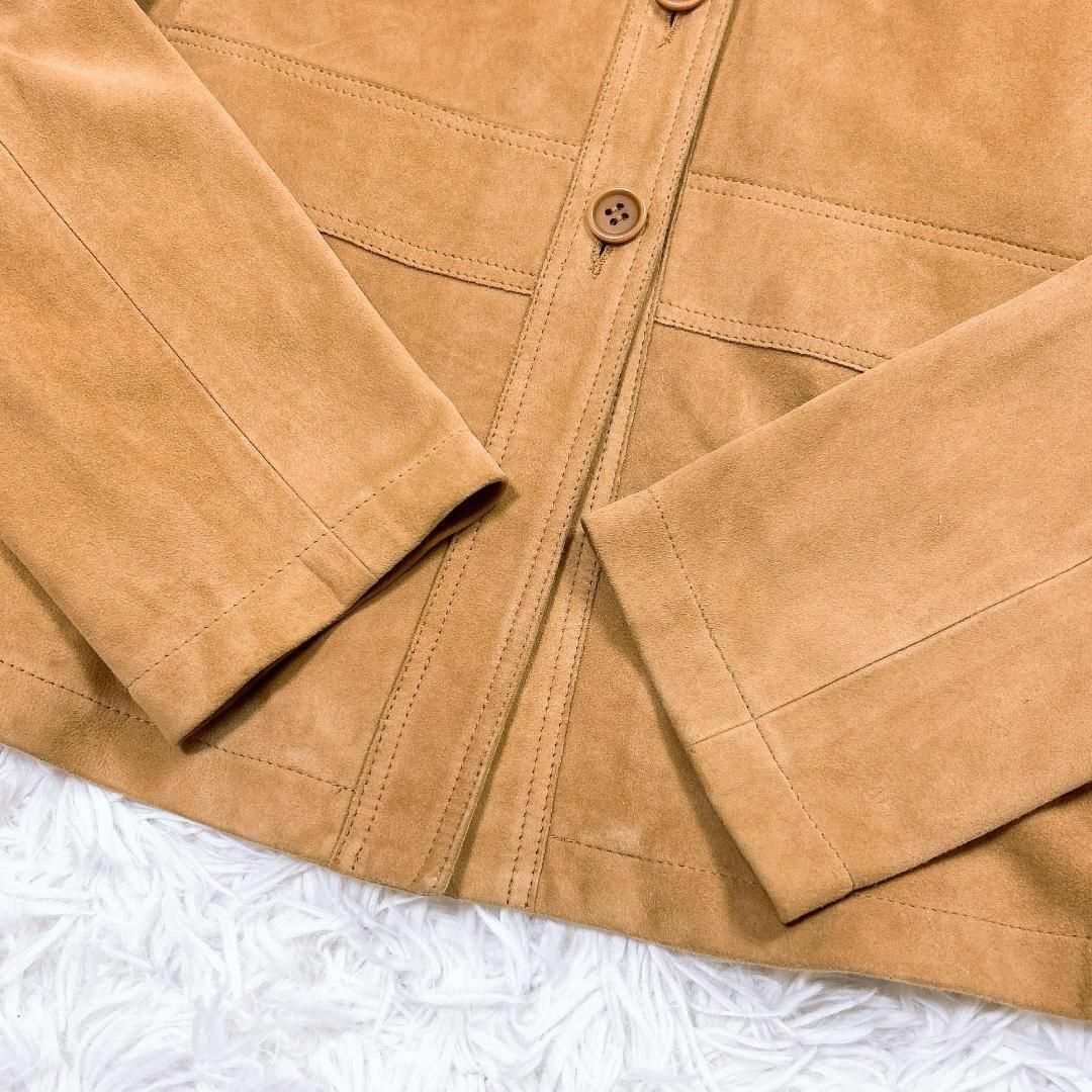 theory - theory 山羊革 ゴートレザー スカートセットアップ キャメル