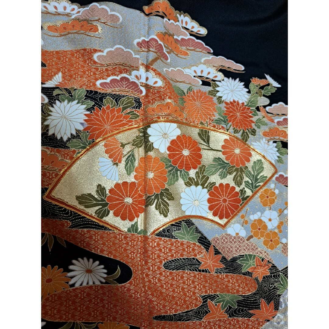 留袖リメイクワンピース 上品 【M~6Lサイズ向け】113