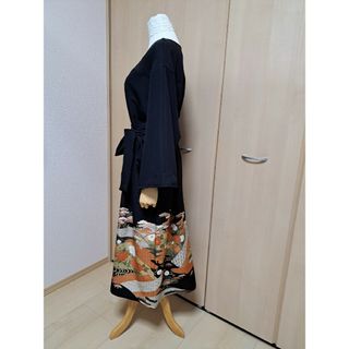 留袖リメイクワンピース 上品 【M~6Lサイズ向け】113