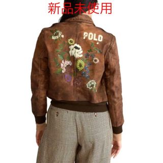 ポロラルフローレン(POLO RALPH LAUREN)のポロ ラルフローレン レザー 激レア セレブ 高級品 入学式 卒業式 派手(ライダースジャケット)