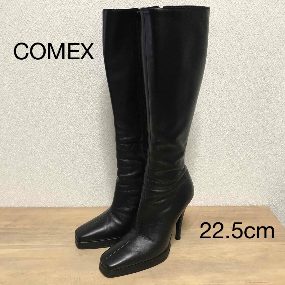 COMEX - comex ロングブーツ ブラック 黒の通販 by shop｜コメックス ...