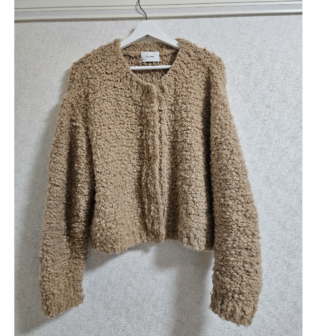 clane クラネ TEDDY BEAR HAND KNIT TOPS