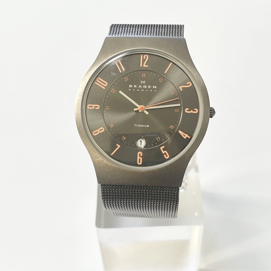 ☆電池新品☆SKAGEN メンズ腕時計 233XLTTMO 希少レアカラー！ メンズの時計(腕時計(アナログ))の商品写真