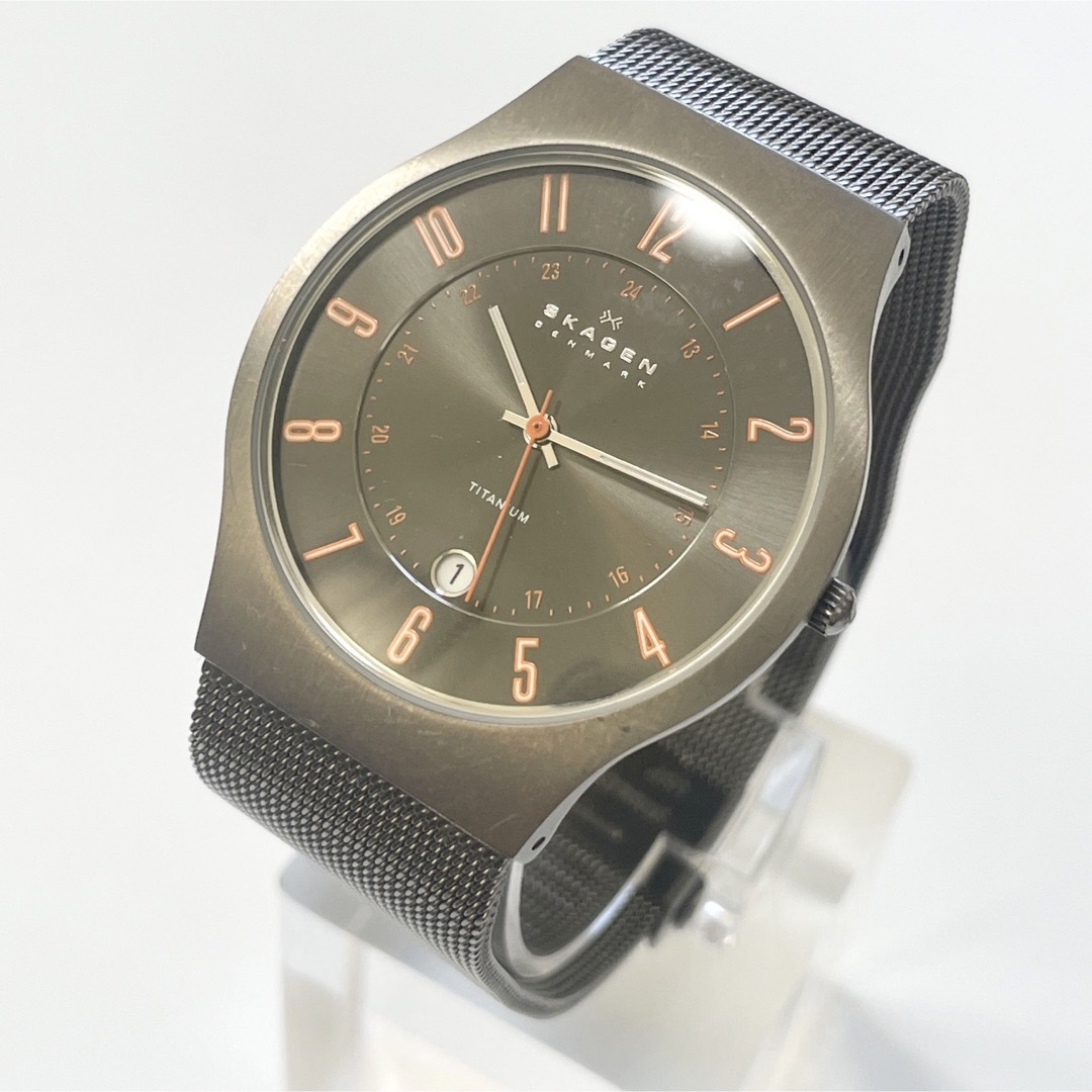 ☆電池新品☆SKAGEN メンズ腕時計 233XLTTMO 希少レアカラー！ メンズの時計(腕時計(アナログ))の商品写真