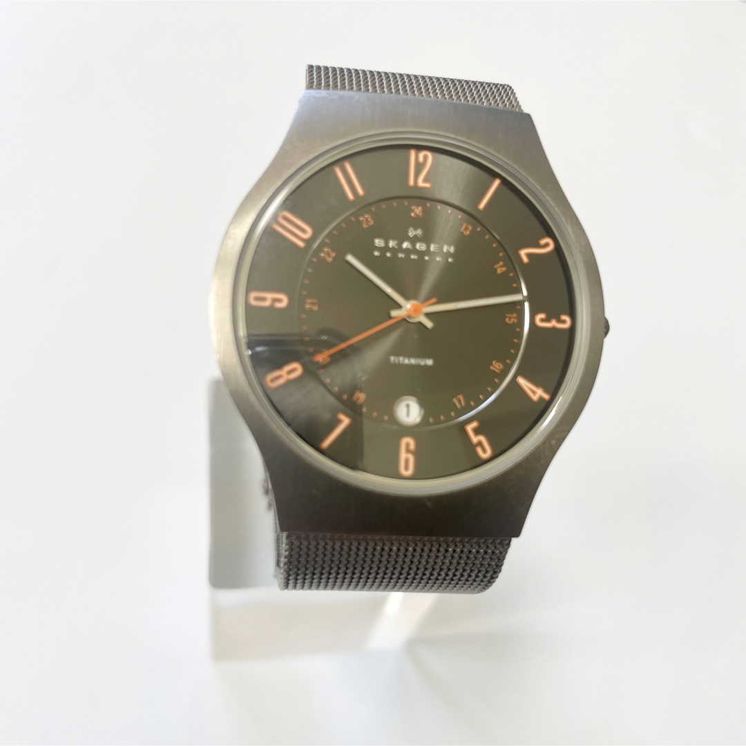 ☆電池新品☆SKAGEN メンズ腕時計 233XLTTMO 希少レアカラー！ メンズの時計(腕時計(アナログ))の商品写真