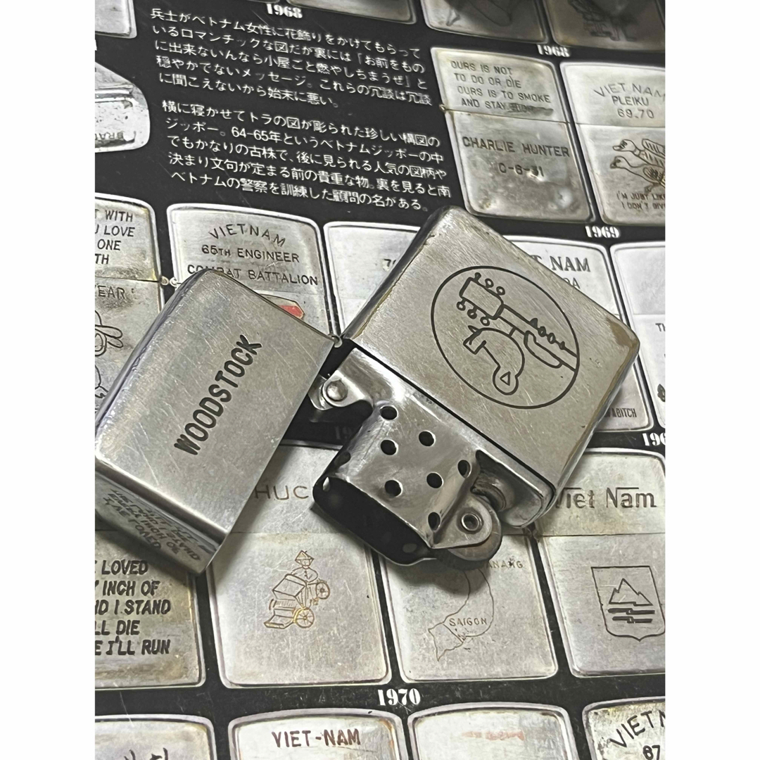 【ベトナムZIPPO】本物 1967年製ベトナムジッポー「ウッドストック」 6