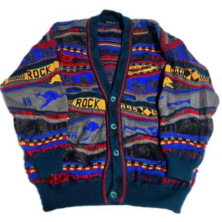 クージー(COOGI)のEMAROO AUSTRALIA 90年代 オーストラリア製 3Dニット(カーディガン)