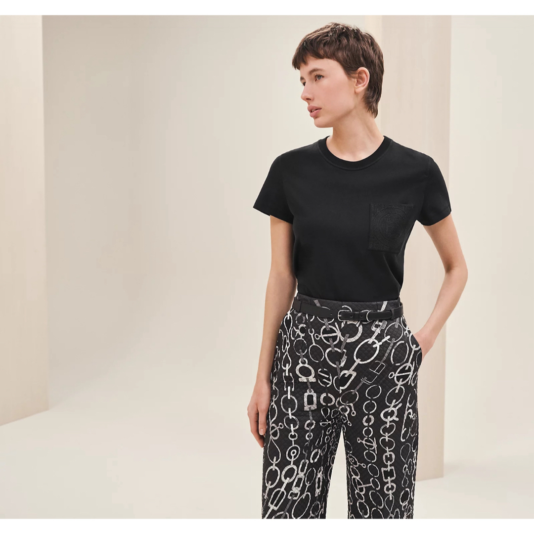 Hermes - エルメス新品Tシャツ 刺繍入りポケット サイズ38の通販 by