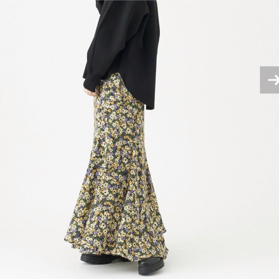 IENA(イエナ)のIENA フラワープリントエスカルゴスカート レディースのスカート(ロングスカート)の商品写真