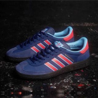 タグ付き新品【adidas】オリジナルスニーカー D97346(レッド) 24㎝