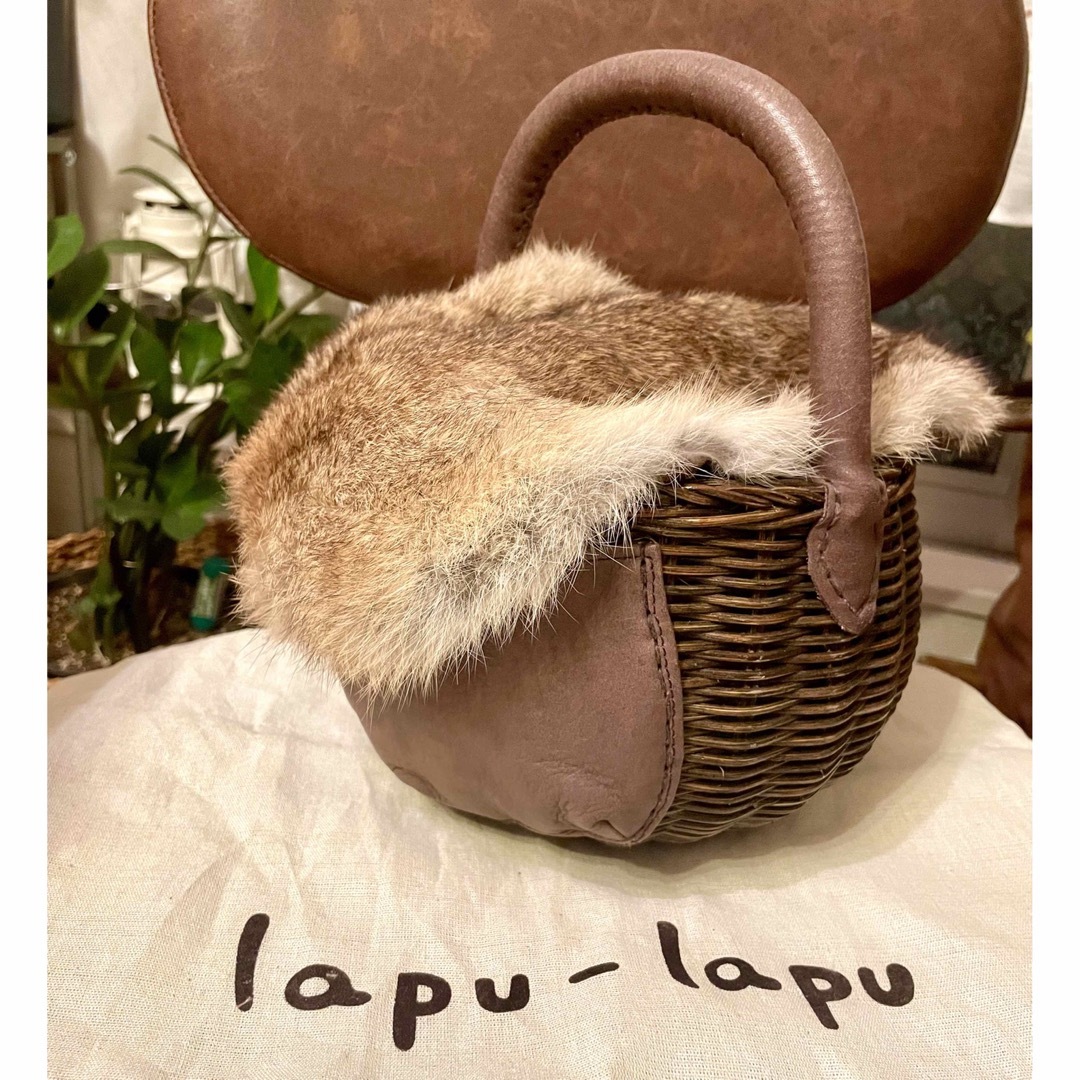 lapulapuのファーカゴバック　ラプラプ | フリマアプリ ラクマ