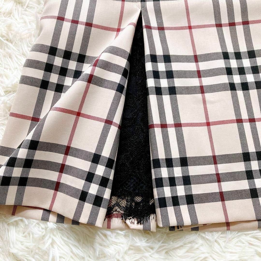 BURBERRY - 【美品】バーバリーロンドン ノバチェック×レース ボックス