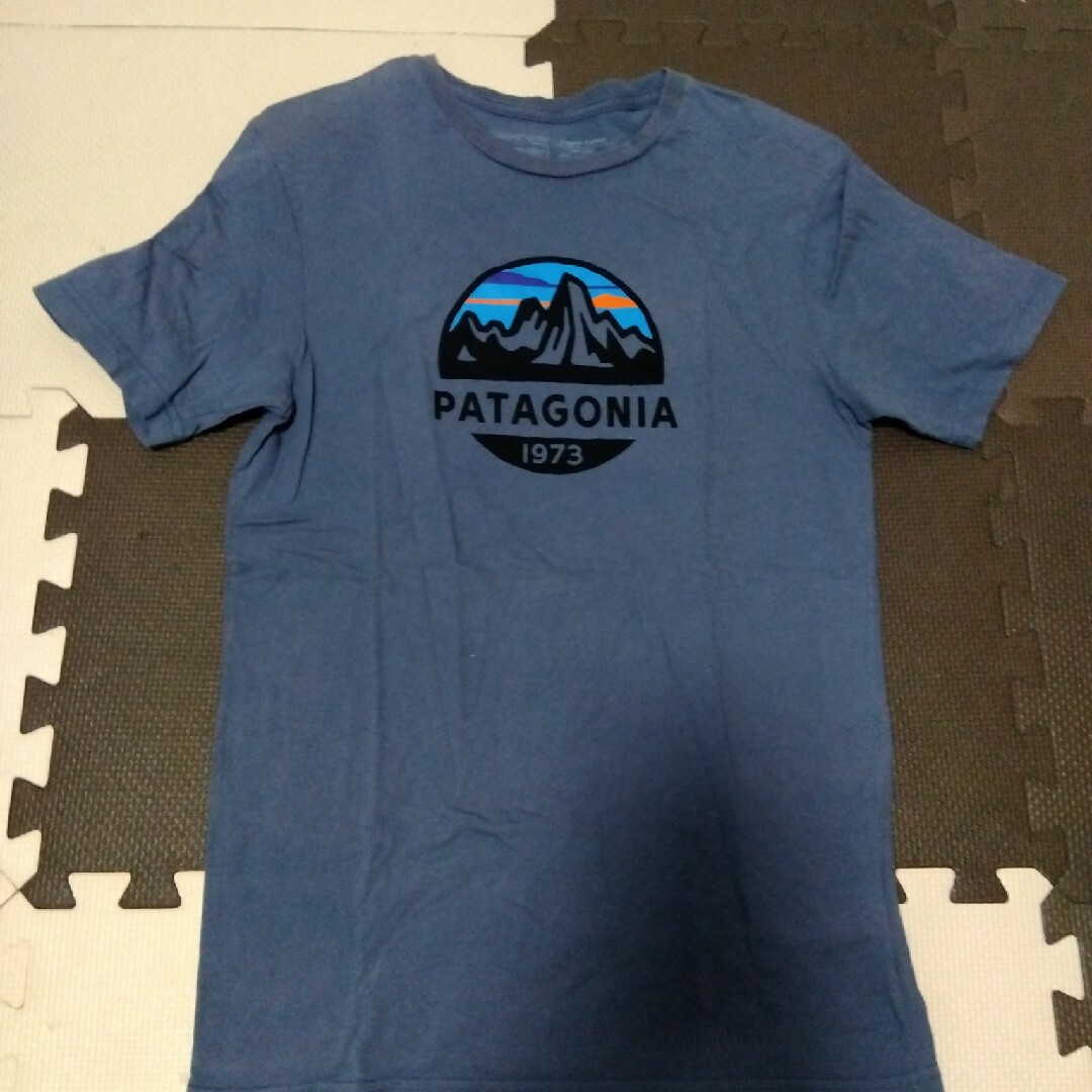 patagonia(パタゴニア)のパタゴニア 半袖 tシャツ XS ブルー メンズのトップス(Tシャツ/カットソー(半袖/袖なし))の商品写真