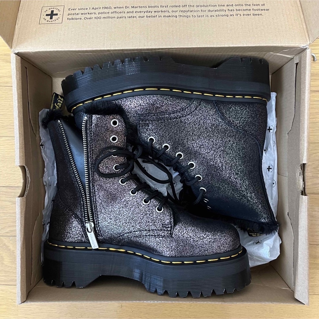 Dr.Martens(ドクターマーチン)の新品 ドクターマーチン UK3 22.5 ジェイドン ファー 厚底 JADON レディースの靴/シューズ(ブーツ)の商品写真