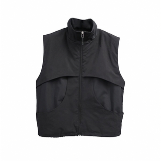 1LDK SELECT - 700fill fleece vest フリースベスト L BLACKの通販 by
