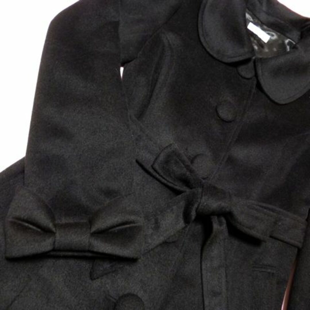 【未使用♡タグ付】ＲＦ袖リボンコート 黒 Ｍサイズ R・F ブラック