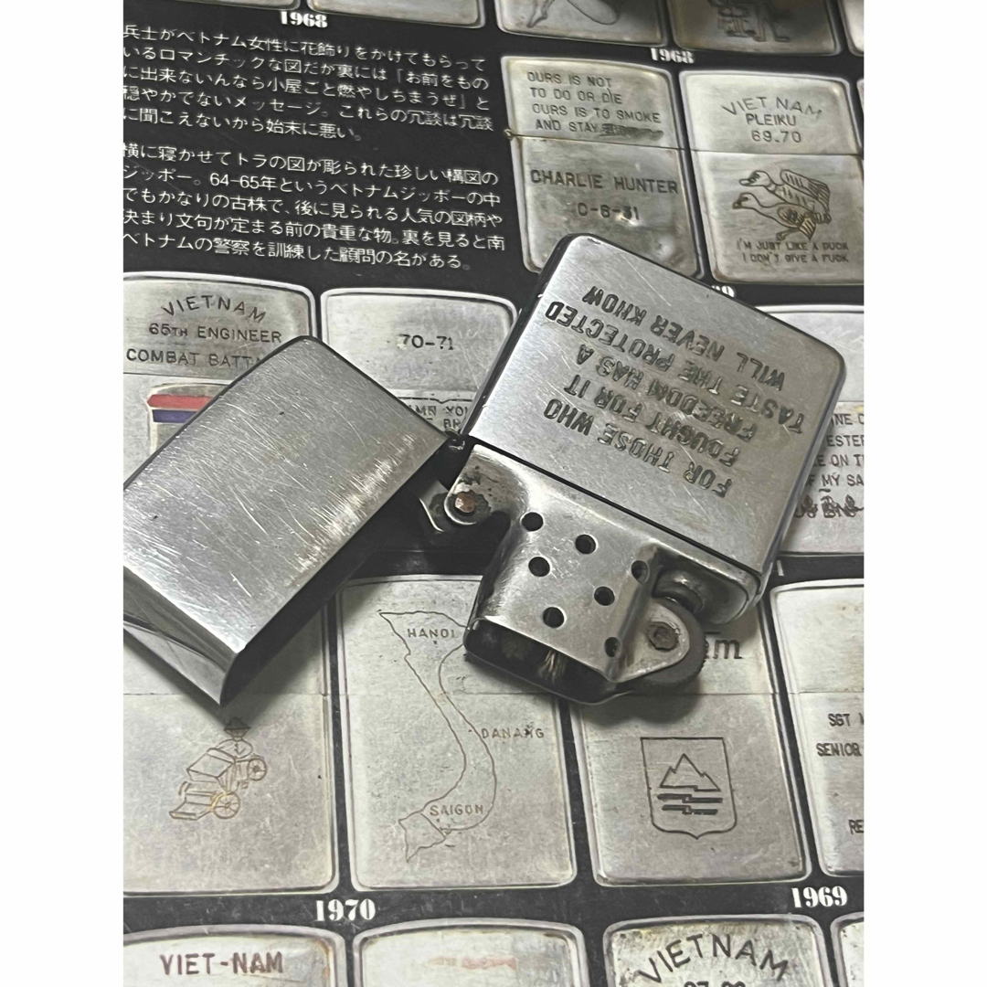 【ベトナムZIPPO】本物 1968年製ベトナムジッポー「落書き」ヴィンテージ 6