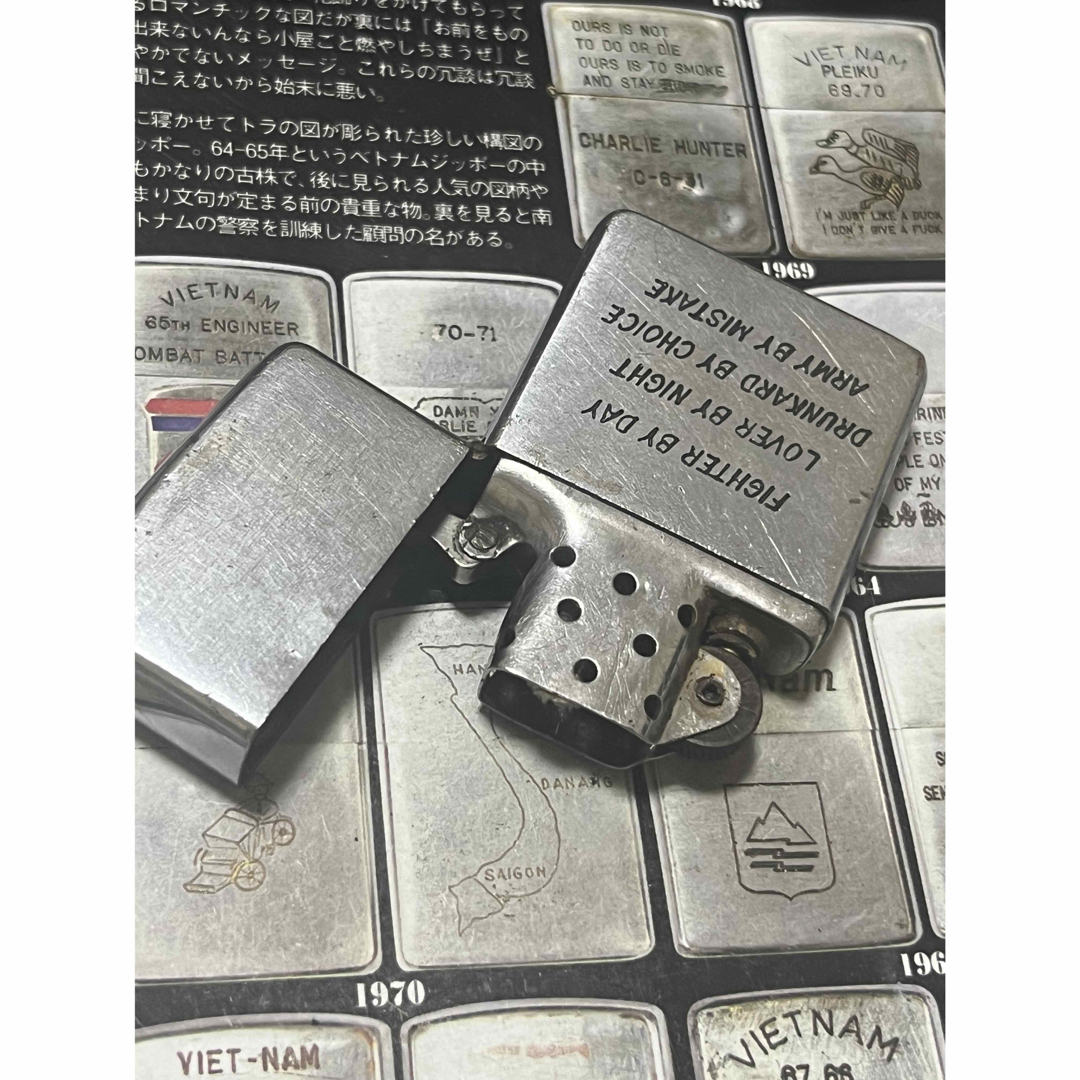 【ベトナムZIPPO】本物 1969年製ベトナムジッポー「7人の小人」白雪姫