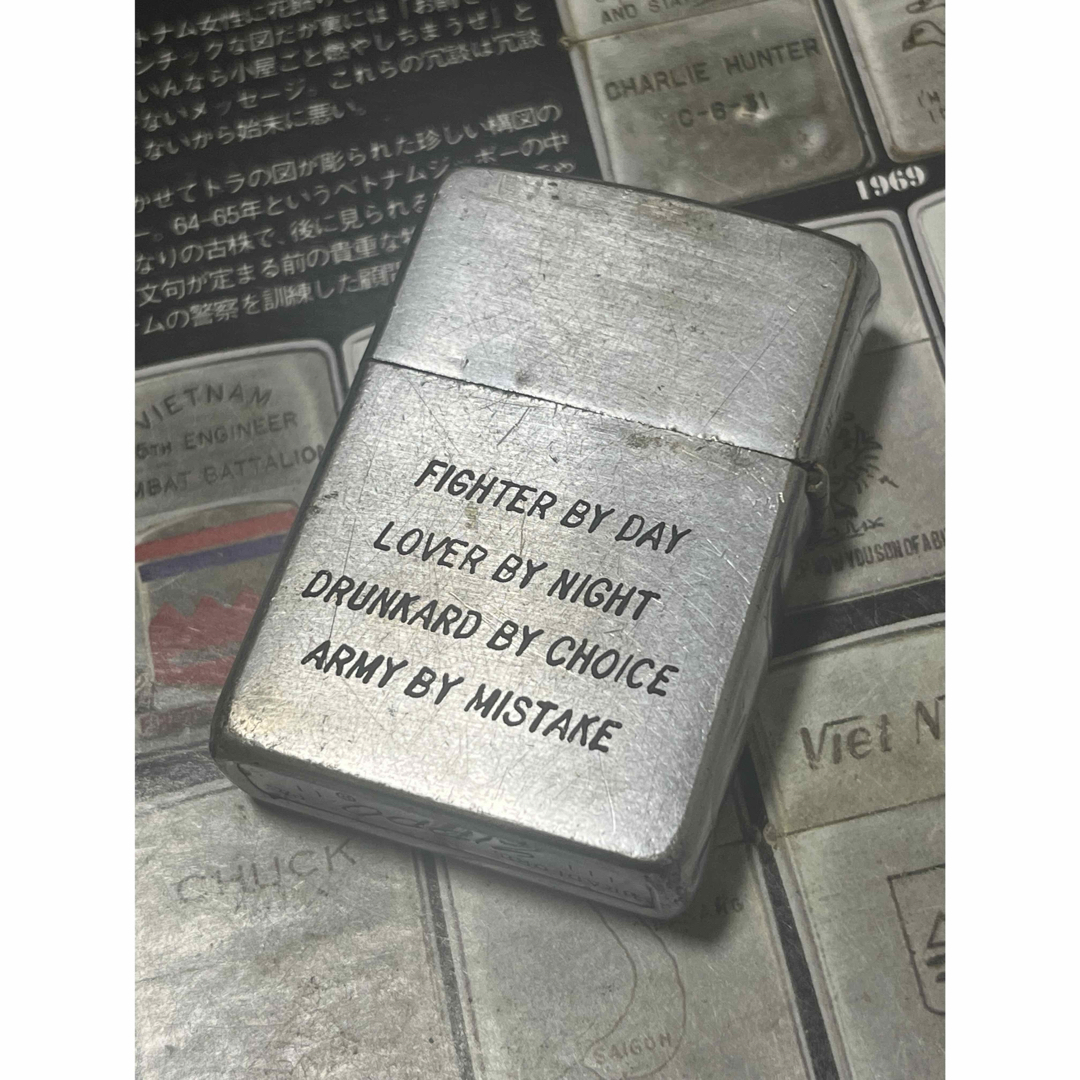 【ベトナムZIPPO】本物 1969年製ベトナムジッポー「7人の小人」白雪姫